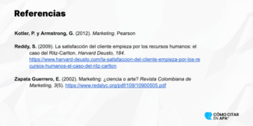Ejemplos de referencias en formato APA 《 Guía Completa